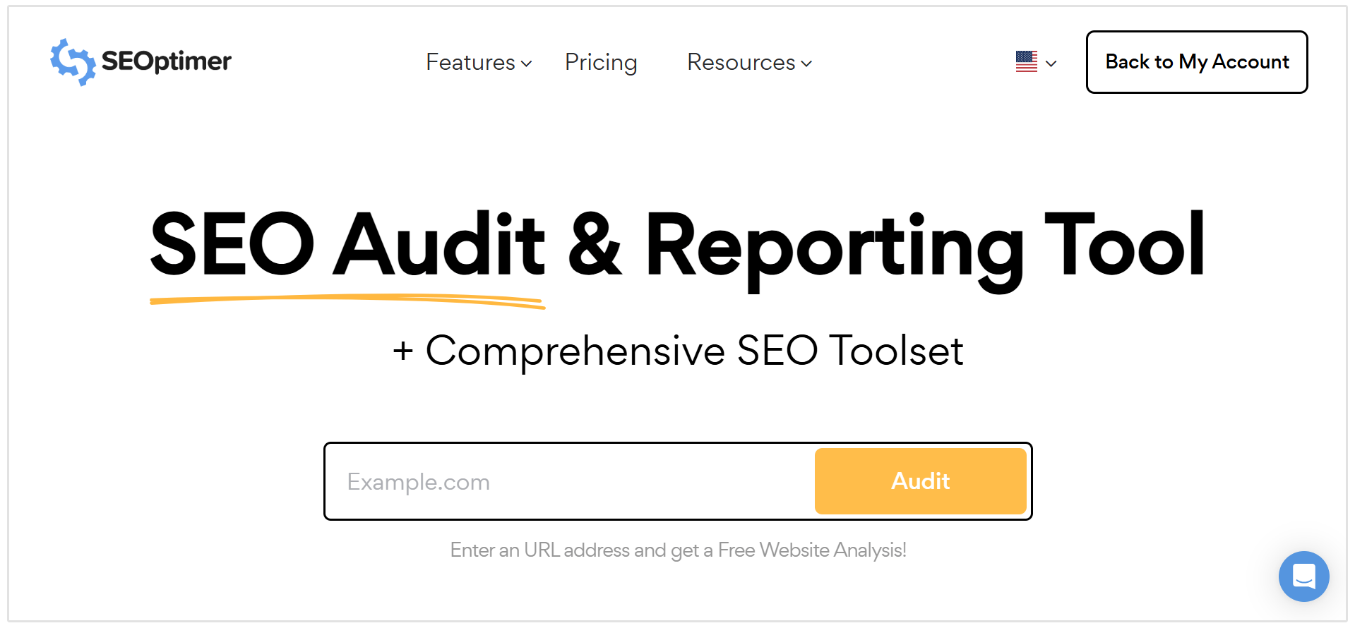 SEOptimer SEO Audit Tool